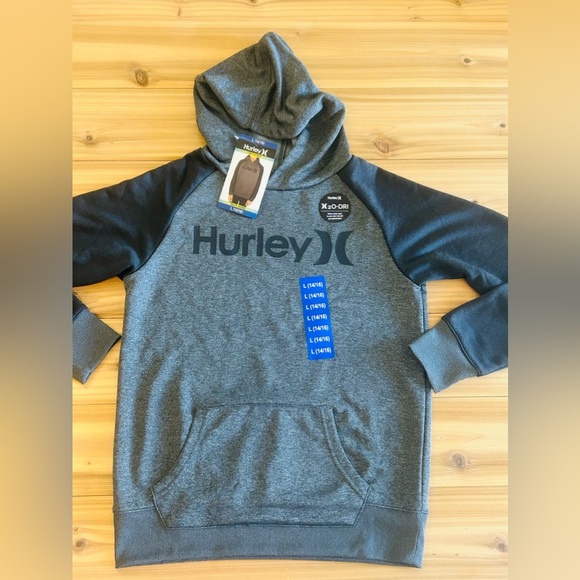 NWT HURLEY Boys Hoodie Size Large 14/16 - Picture 7 of 9
